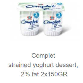 Straned Yogurt Dessert 2% Fat