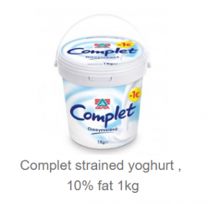 Strained Yogurt 10% fat 1kg