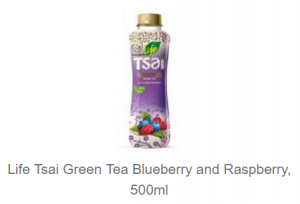 Tsai Green tea Blueberry and Raspberry