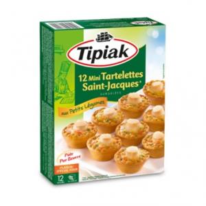 12 Mini Tartelettes Saint-Jacques
