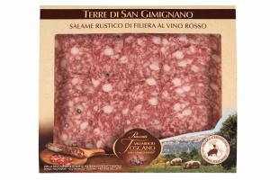 Salame rustico di filiera al vino rosso