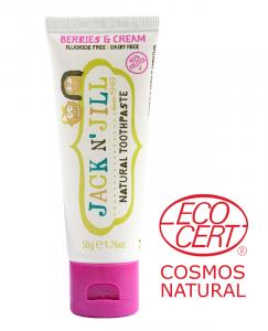 Jack N' Jill Natural Berries & Cream Toothpaste 50g