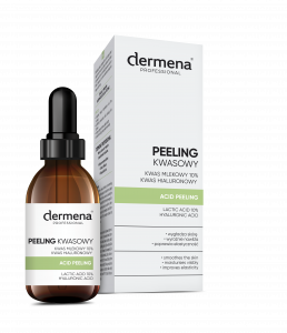 DERMENUM PROFESSIONAL ACID FACE SCRUB LACTIC ACID 10% 20 ml + HYALURONIC ACID