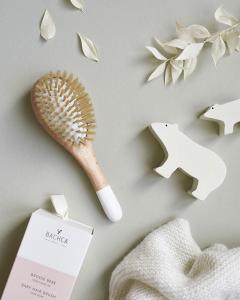 Wooden Baby brush - 100% Boar bristles