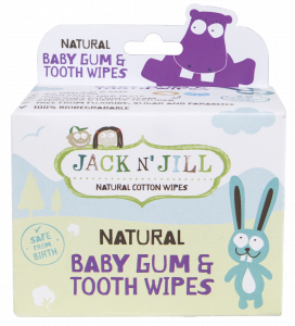 Jack N' Jill Natural Baby Gum & Tooth Wipes 25pk