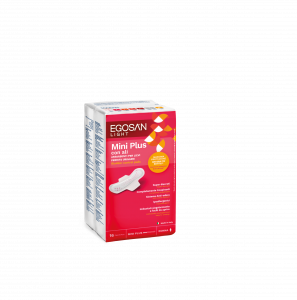 BLADDER CONTROL FEMININE PADS - Mini Plus with wings - Space saving pack