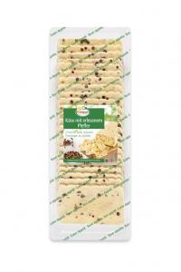 Sliced cheese with Pepper