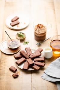 Milk Chocolate French Crispy Waffle