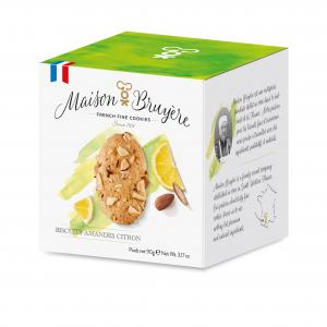 Biscuits Amandes Citron - Fine French Biscuits - 90 gr