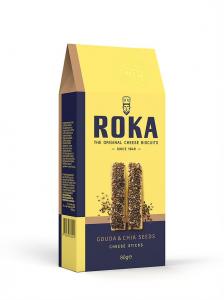 ROKA -Gouda & Chia Seeds Cheese Sticks 80 gr