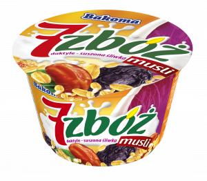 Yogurt with 7 types of cereals, fruit and muesli  200g