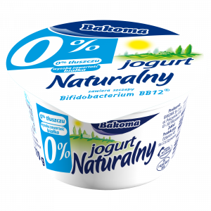 Natural fat free yogurt 170g