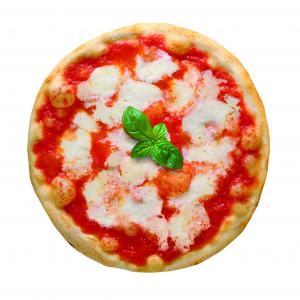 Artisanal frozen pizza margherita