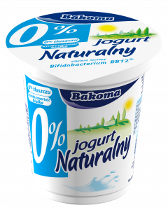 Natural fat free yogurt 350g