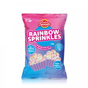 Dollar Sweets Rainbow Sprinkles 155g