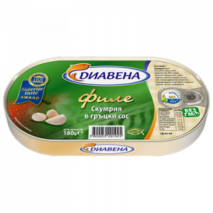 Mackerel fillet in Greek sauce 180g Diavena