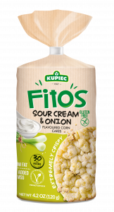 FITOS Corn Cakes Sour Cream & Onion 120g
