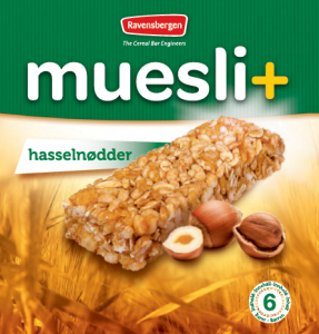 Muesli+ cereal bar - Hazelnut