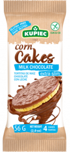 Corn cakes with milk chocolate 56g