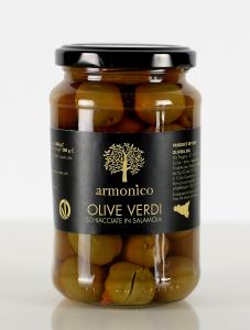 Squeezed green olives - Armonico