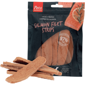 Salmon filet strips Dog snack