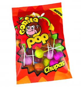 Gorila POP - Lollipops 10 UNITS
