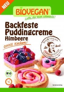 Baking stable Pudding Cream raspberry, Organic