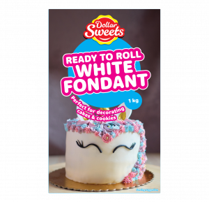 Dollar Sweets White Fondant 1kg