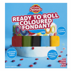 Dollar Sweets Coloured Fondant Multipack 500g