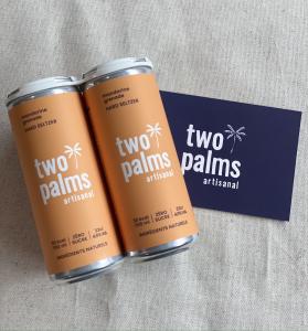 Two Palms Hard Seltzer Mandarine and Pomegranate 4 Pack