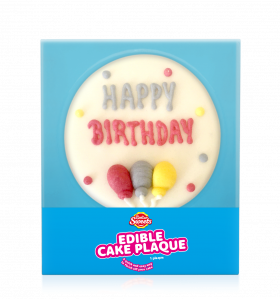Dollar Sweets Edible Happy Birthday Plaque 1pc