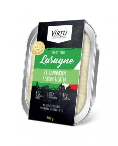 Lasagne with spinach 300g