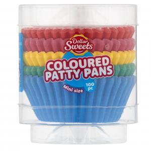Dollar Sweets Mini Coloured Patty Pans