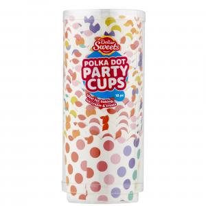 Dollar Sweets Polka Dot Party Cups