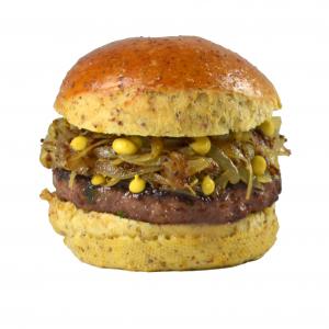 Mustard Burguer Bun 80g and Mini mustard burguer bun 35g