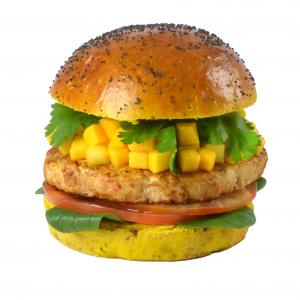 Curry Burguer Bun 80g and Mini curry burguer bun 35g