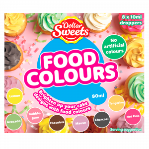 Dollar Sweets Natural Food Colours 8 Pack