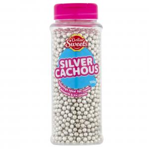 Dollar Sweets Silver Cachous 130g