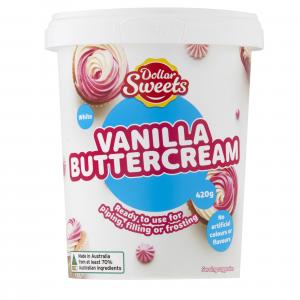 Dollar Sweets Vanilla Buttercream 420g