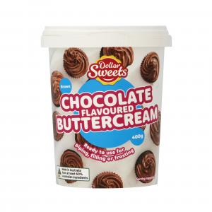 Dollar Sweets Chocolate Flavoured Buttercream 400g