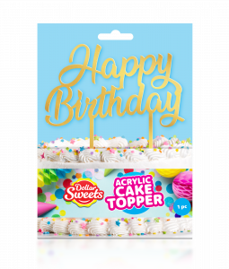 Dollar Sweets Acrylic Plaque Large 1pc