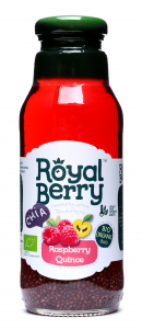 Raspberry and Quince CHIA beverage 