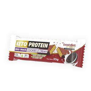 Cookies&Cream Choco Snack - Keto Protein Bestdiet