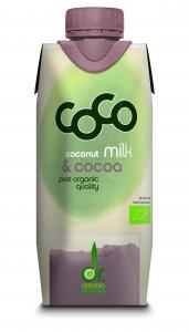 Coconut Milk for Drinking with Cocoa