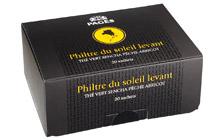 Philtre du soleil levant  Thé vert Sencha pêche abricot
