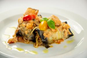 Eggplant rolls with 