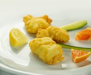 Codfish bites in  wheat crust