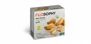 Mini Greek plant-based puffs