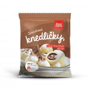 Quark dumplings with chocolate filling