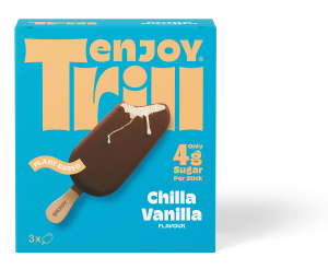 Enjoy Trill Chilla Vanilla Ice Cream Stick (Fully Indulgent, Low-Sugar, Plant-Based)